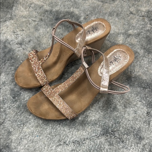 Style & Co. Shoes - Style & Co Glittery Gem Women's Wedge Sandals